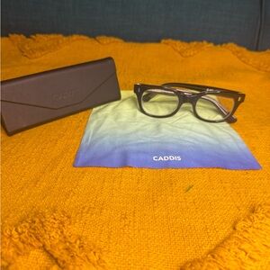 Caddis Black Eyeglasses with Case 3.0